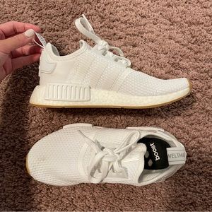 Adidas NMD Triple White - fits women 6.5 or 7.0